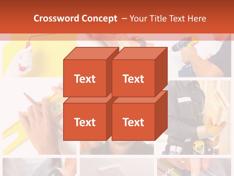 Repair Decoration Brush PowerPoint Template