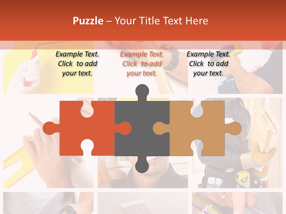 Repair Decoration Brush PowerPoint Template