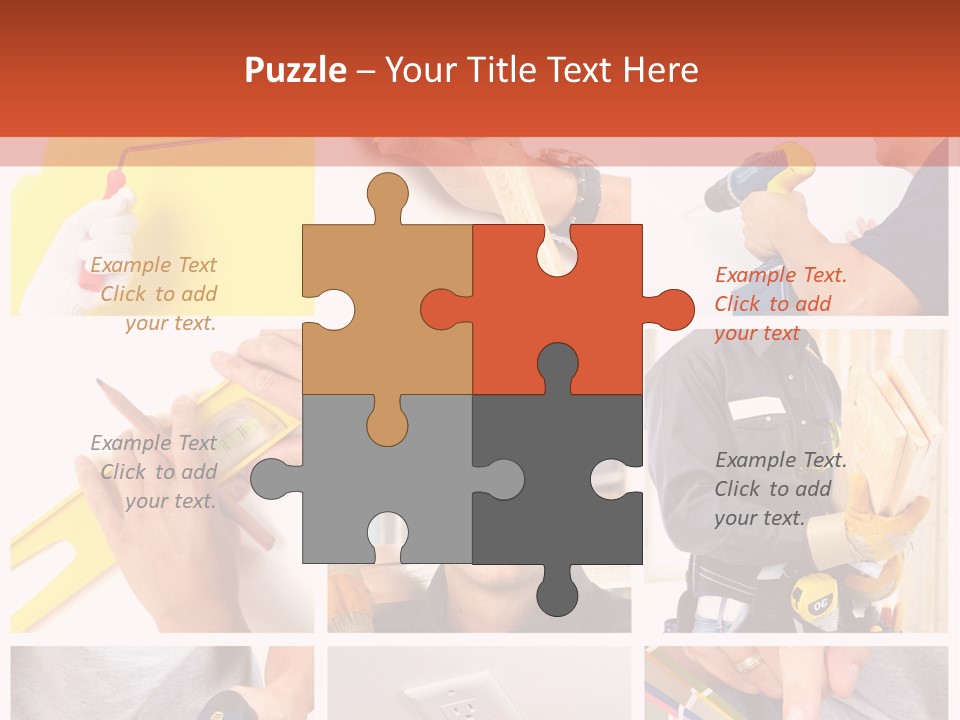 Repair Decoration Brush PowerPoint Template