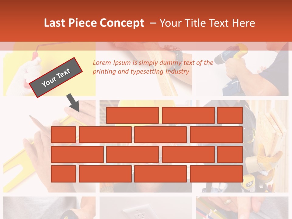 Repair Decoration Brush PowerPoint Template