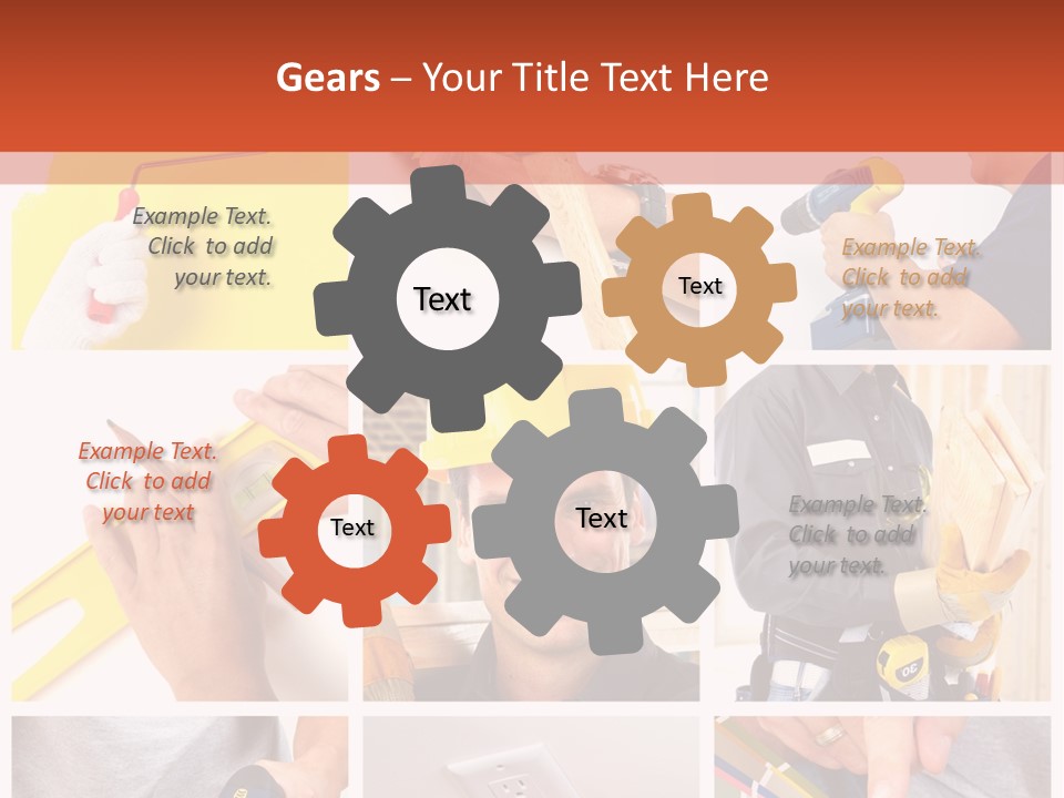 Repair Decoration Brush PowerPoint Template