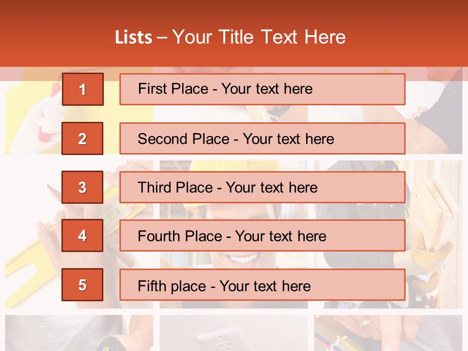 Repair Decoration Brush PowerPoint Template
