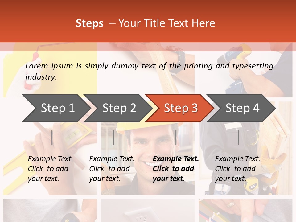Repair Decoration Brush PowerPoint Template