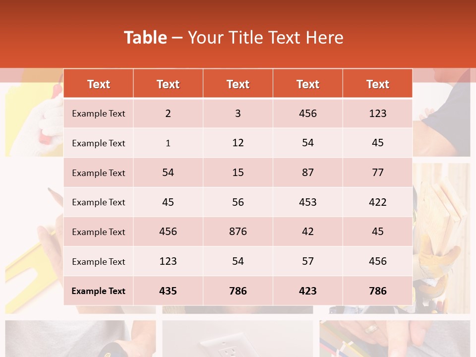 Repair Decoration Brush PowerPoint Template