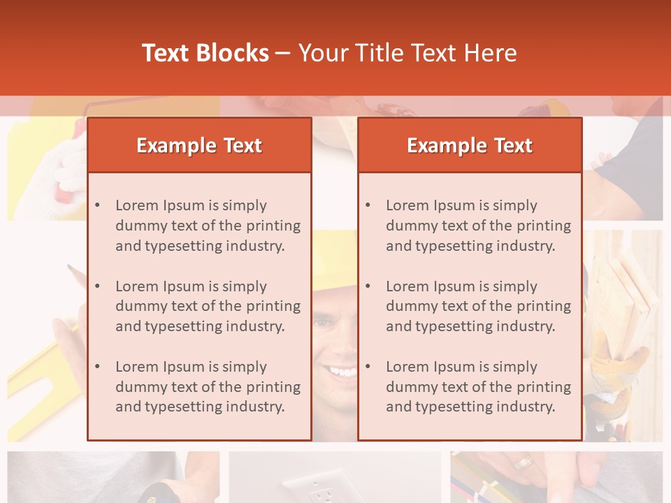 Repair Decoration Brush PowerPoint Template