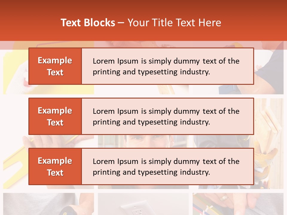 Repair Decoration Brush PowerPoint Template