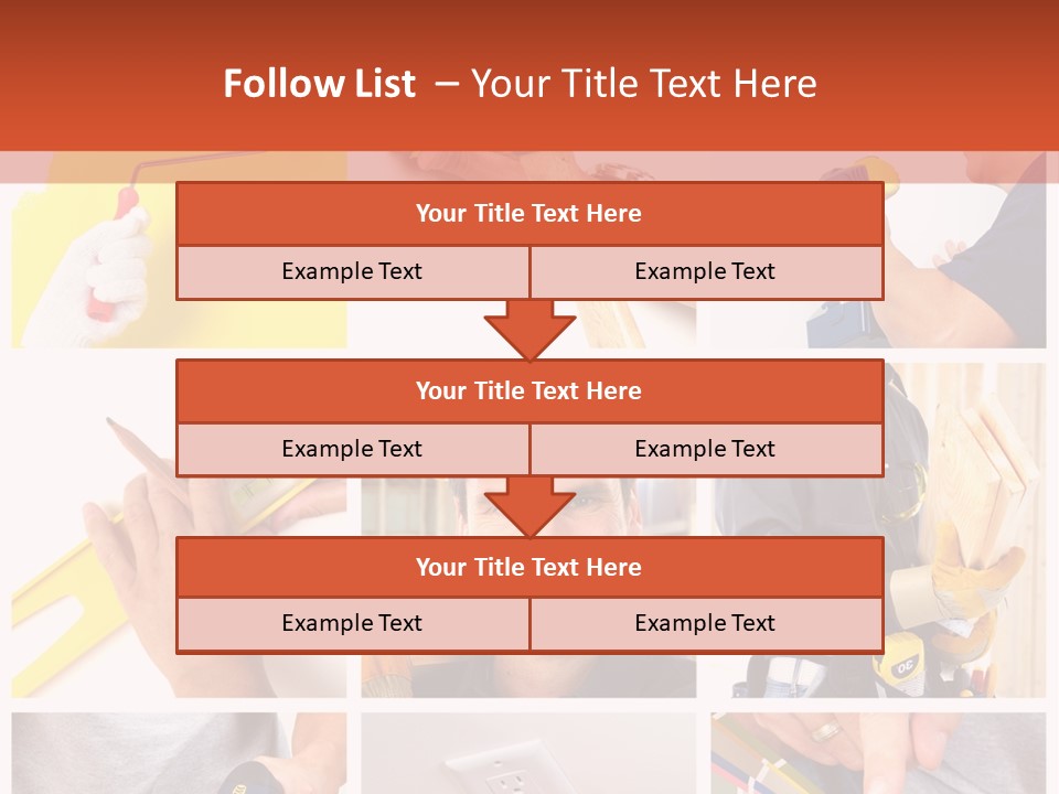 Repair Decoration Brush PowerPoint Template