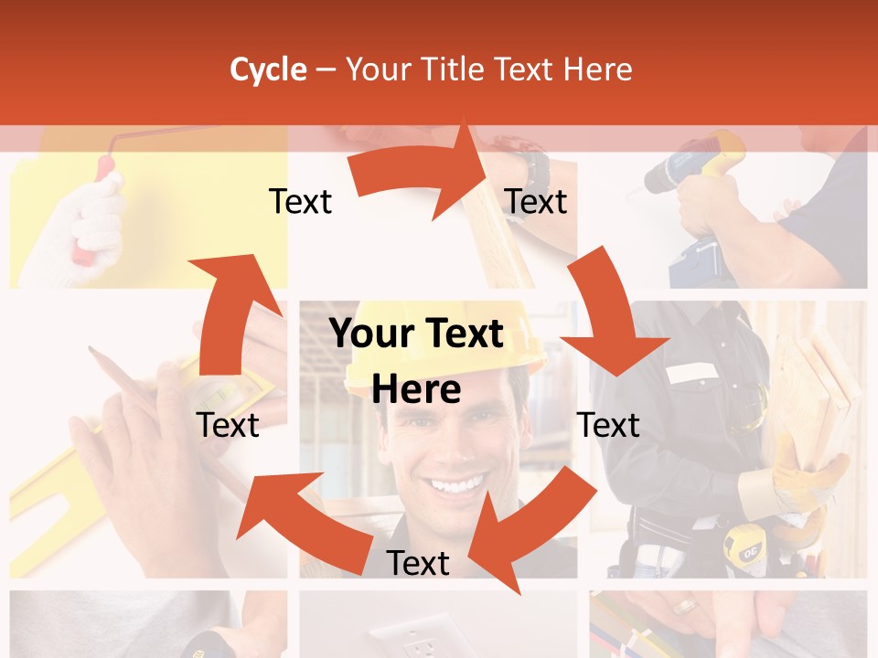 Repair Decoration Brush PowerPoint Template