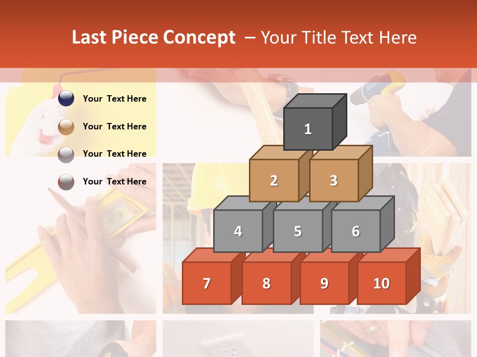 Repair Decoration Brush PowerPoint Template