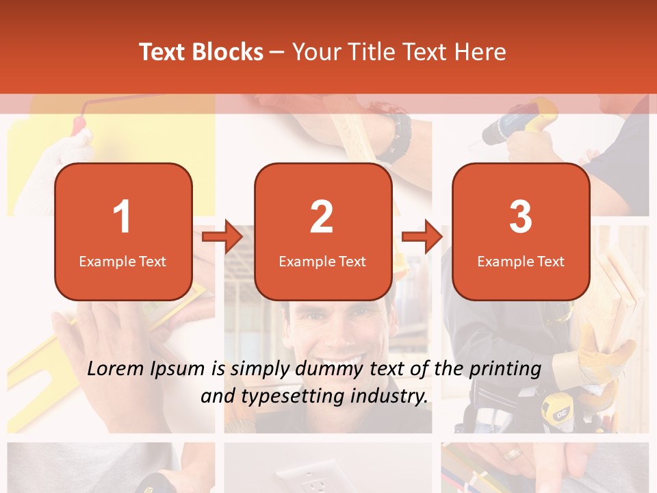 Repair Decoration Brush PowerPoint Template