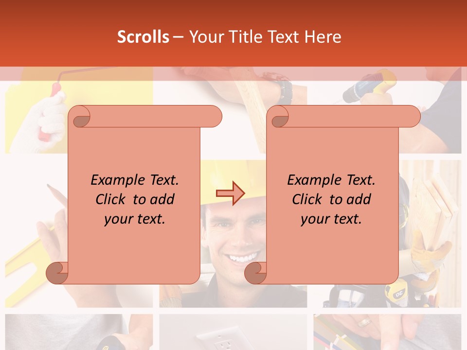 Repair Decoration Brush PowerPoint Template