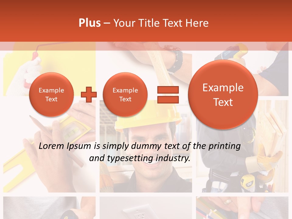 Repair Decoration Brush PowerPoint Template