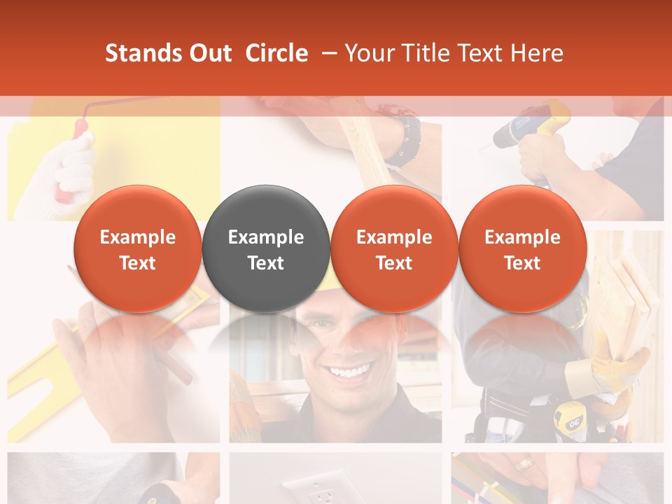 Repair Decoration Brush PowerPoint Template