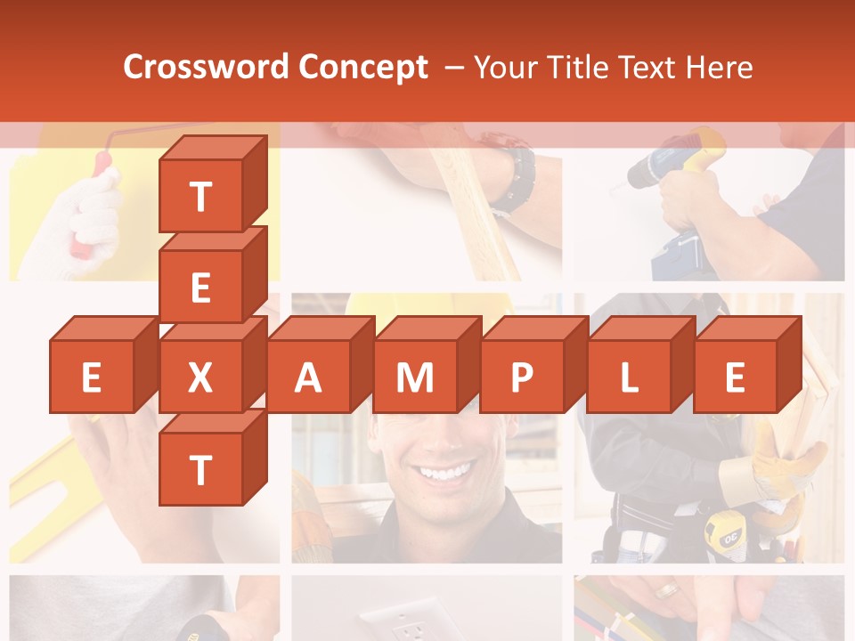 Repair Decoration Brush PowerPoint Template