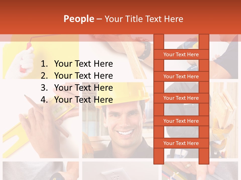Repair Decoration Brush PowerPoint Template