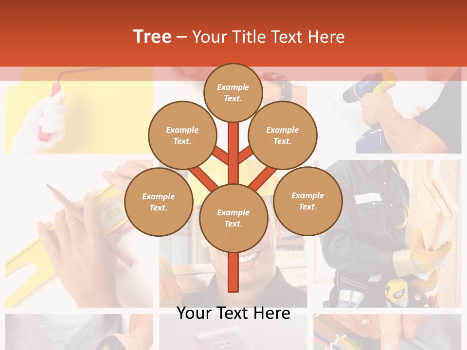 Repair Decoration Brush PowerPoint Template