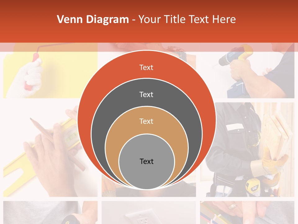 Repair Decoration Brush PowerPoint Template