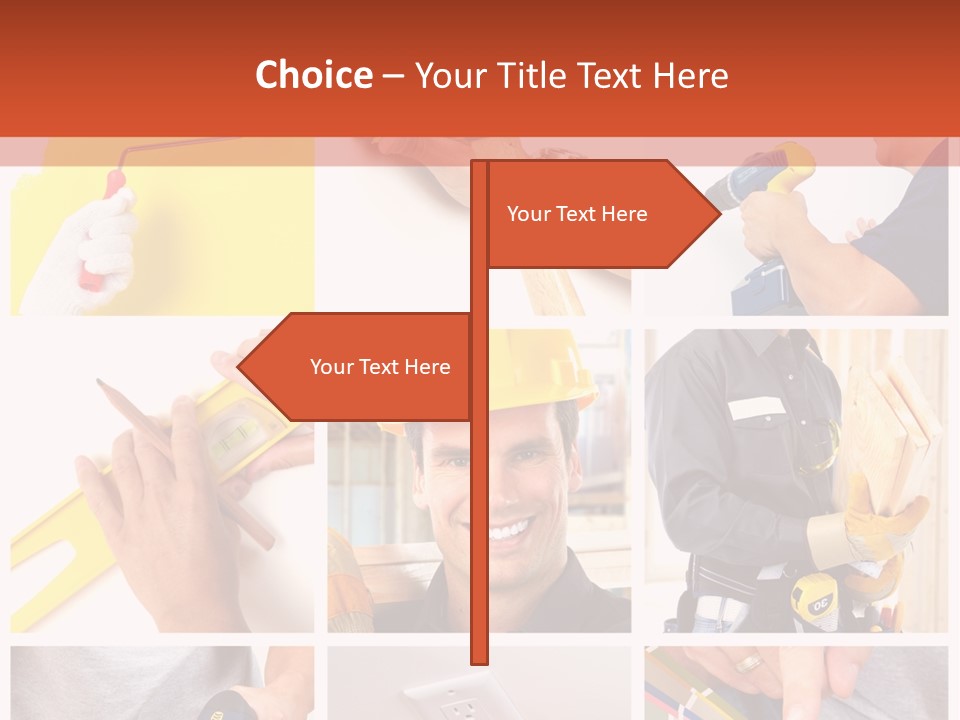 Repair Decoration Brush PowerPoint Template