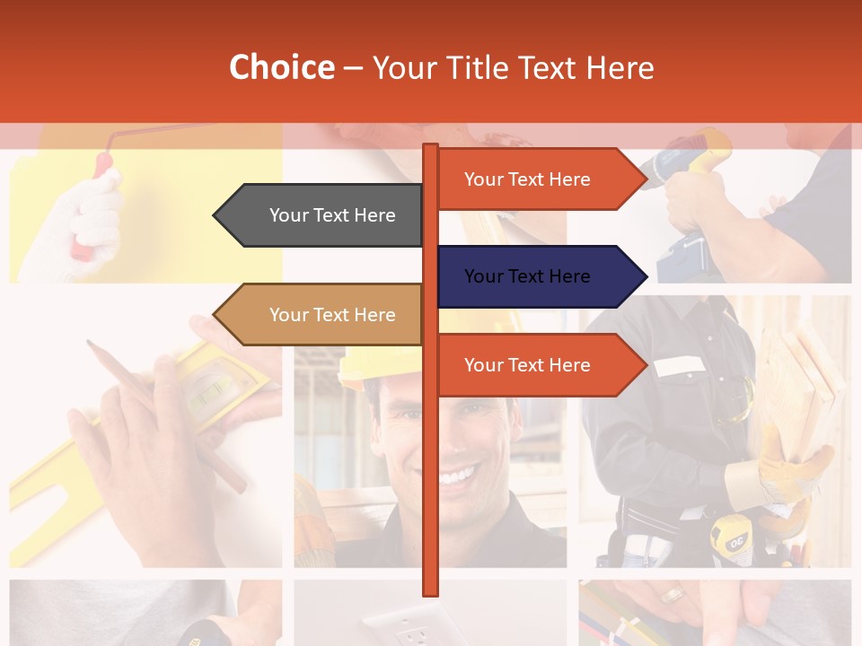 Repair Decoration Brush PowerPoint Template