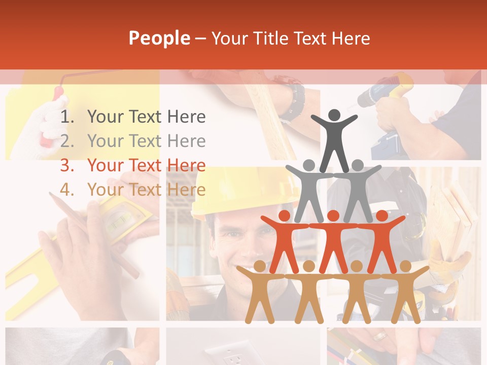 Repair Decoration Brush PowerPoint Template