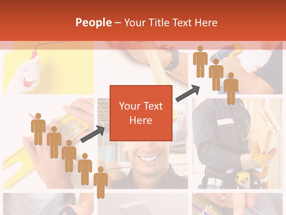 Repair Decoration Brush PowerPoint Template