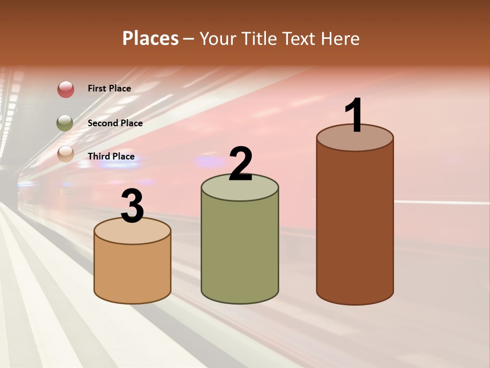 Business Travel Air Red PowerPoint Template