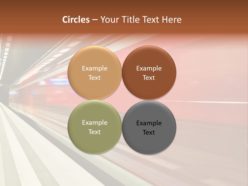 Business Travel Air Red PowerPoint Template