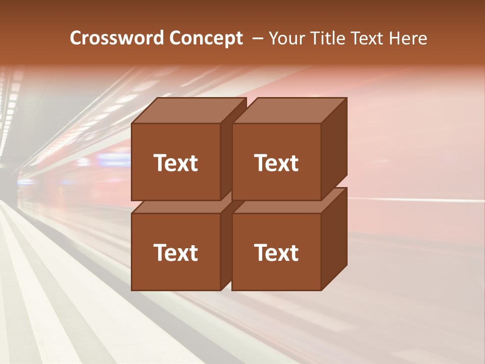 Business Travel Air Red PowerPoint Template