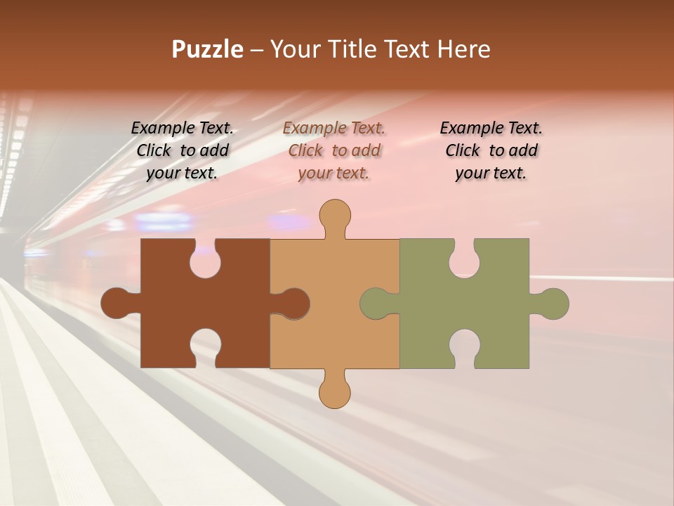 Business Travel Air Red PowerPoint Template