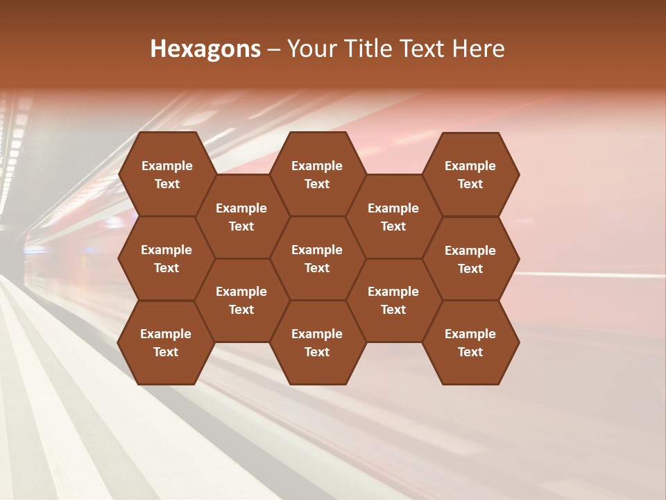 Business Travel Air Red PowerPoint Template