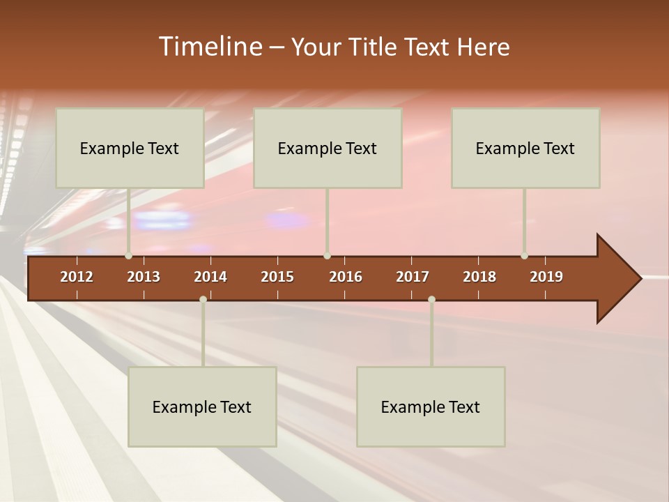 Business Travel Air Red PowerPoint Template