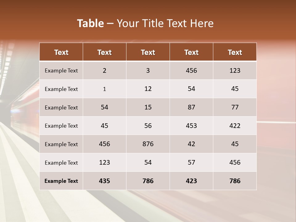 Business Travel Air Red PowerPoint Template