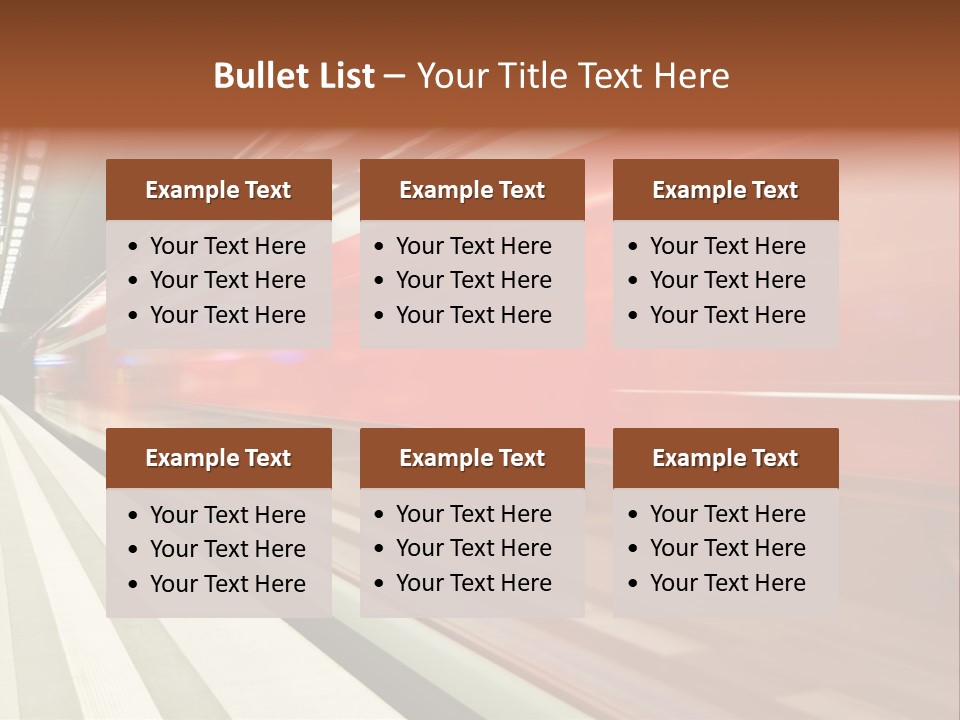 Business Travel Air Red PowerPoint Template