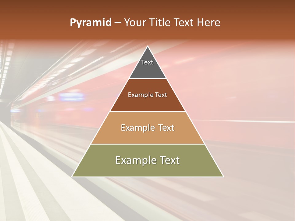 Business Travel Air Red PowerPoint Template