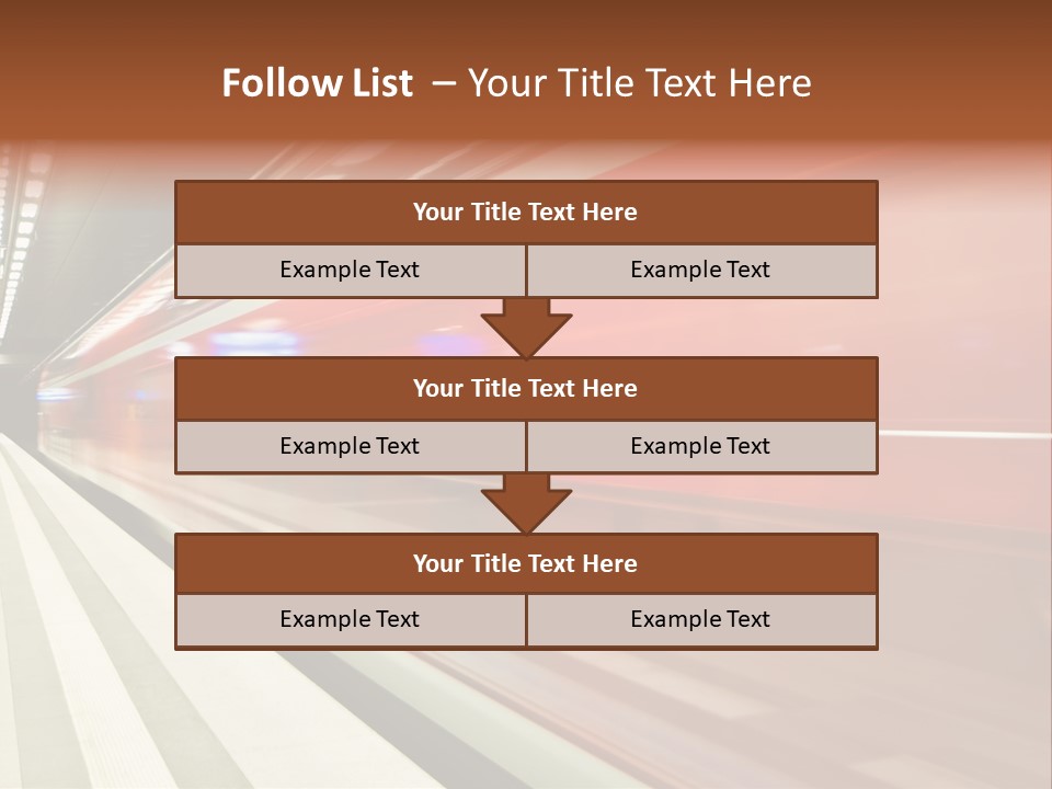 Business Travel Air Red PowerPoint Template
