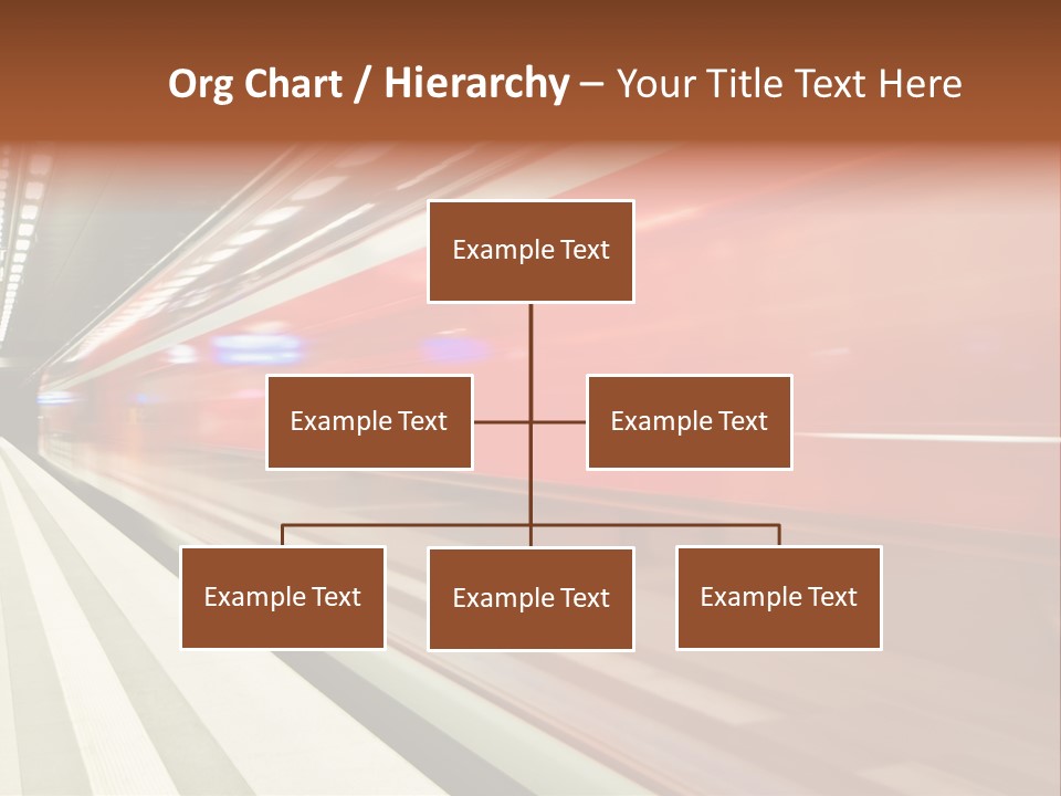 Business Travel Air Red PowerPoint Template