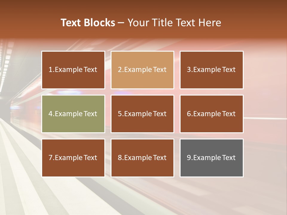 Business Travel Air Red PowerPoint Template