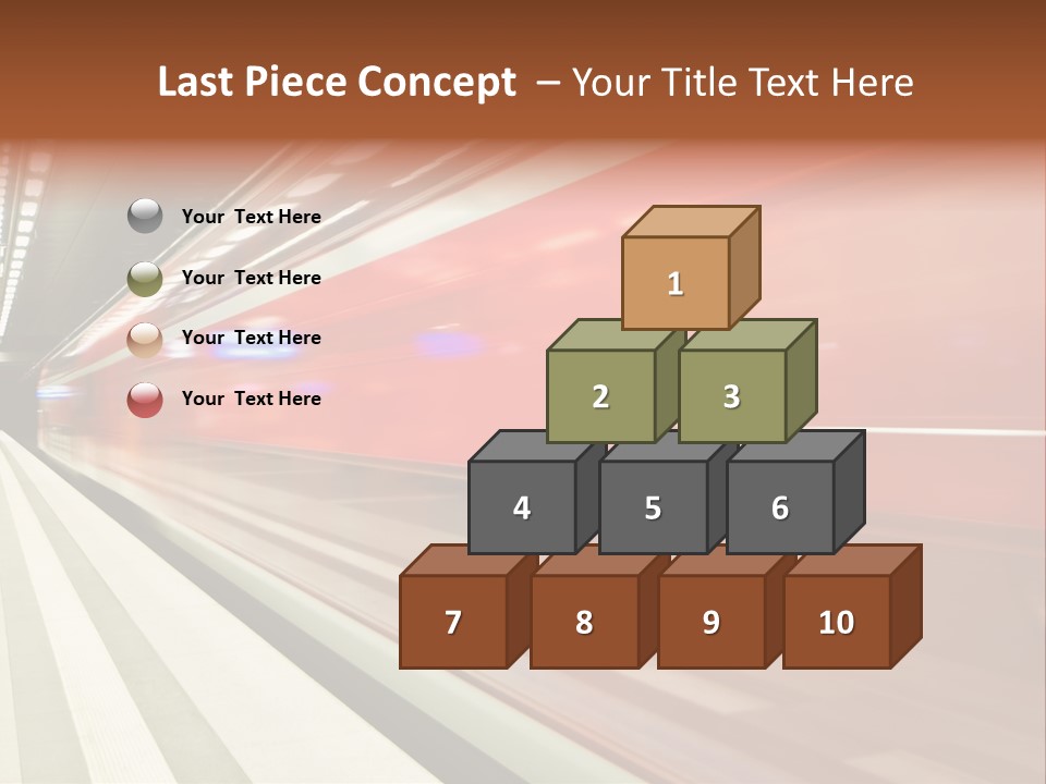 Business Travel Air Red PowerPoint Template