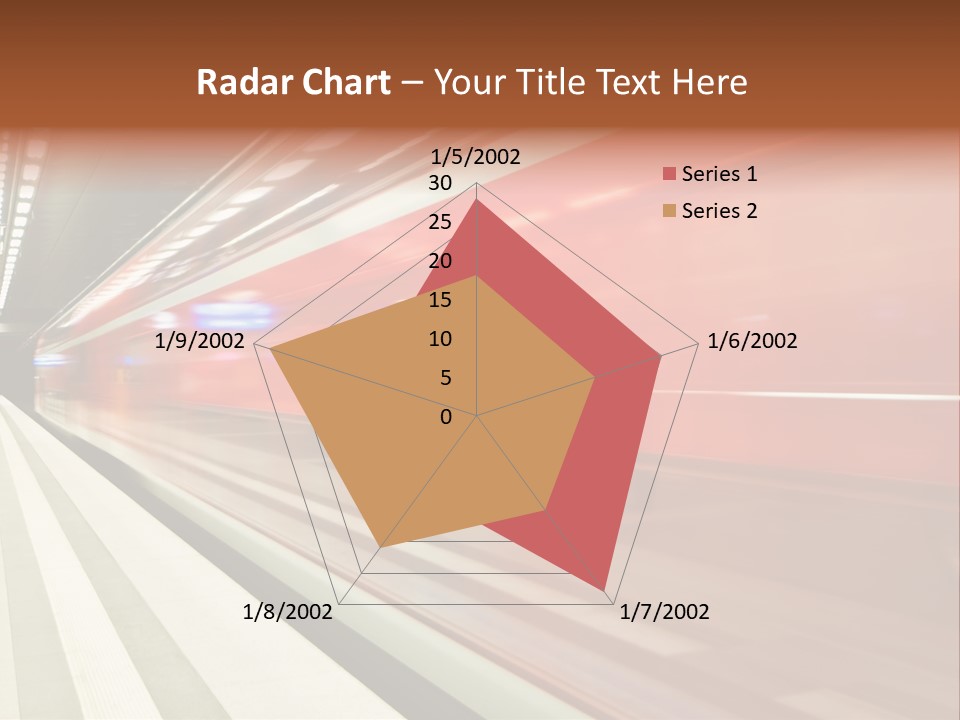 Business Travel Air Red PowerPoint Template