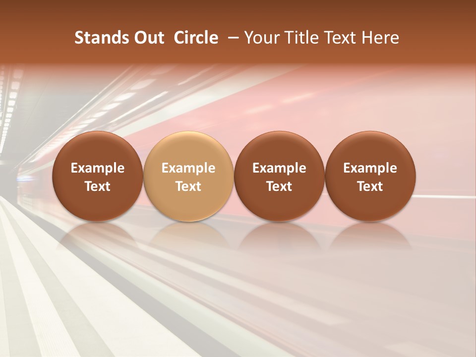 Business Travel Air Red PowerPoint Template