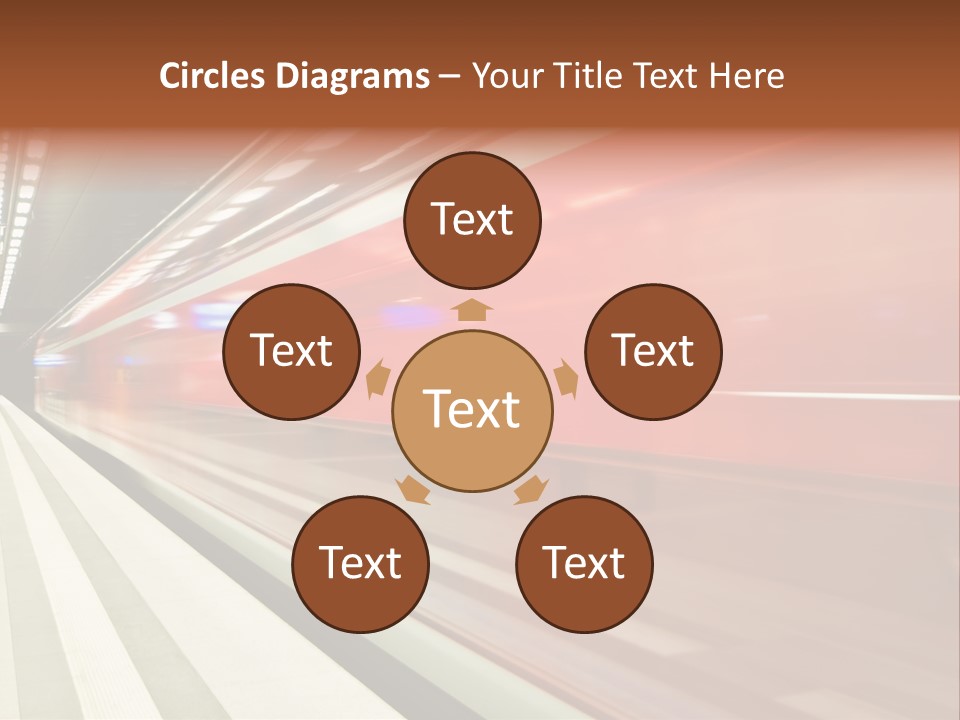 Business Travel Air Red PowerPoint Template