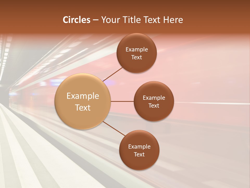 Business Travel Air Red PowerPoint Template