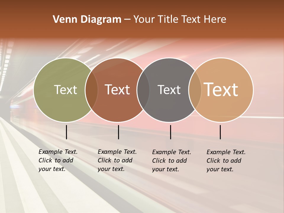 Business Travel Air Red PowerPoint Template
