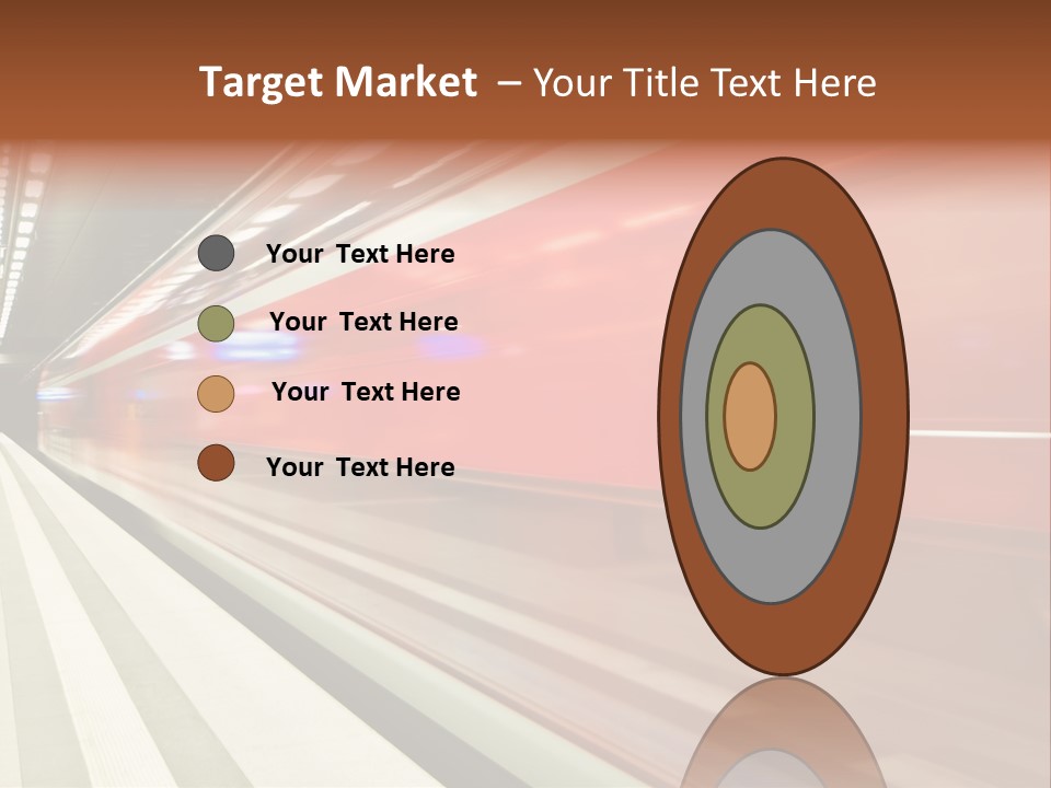 Business Travel Air Red PowerPoint Template