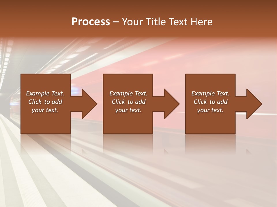 Business Travel Air Red PowerPoint Template