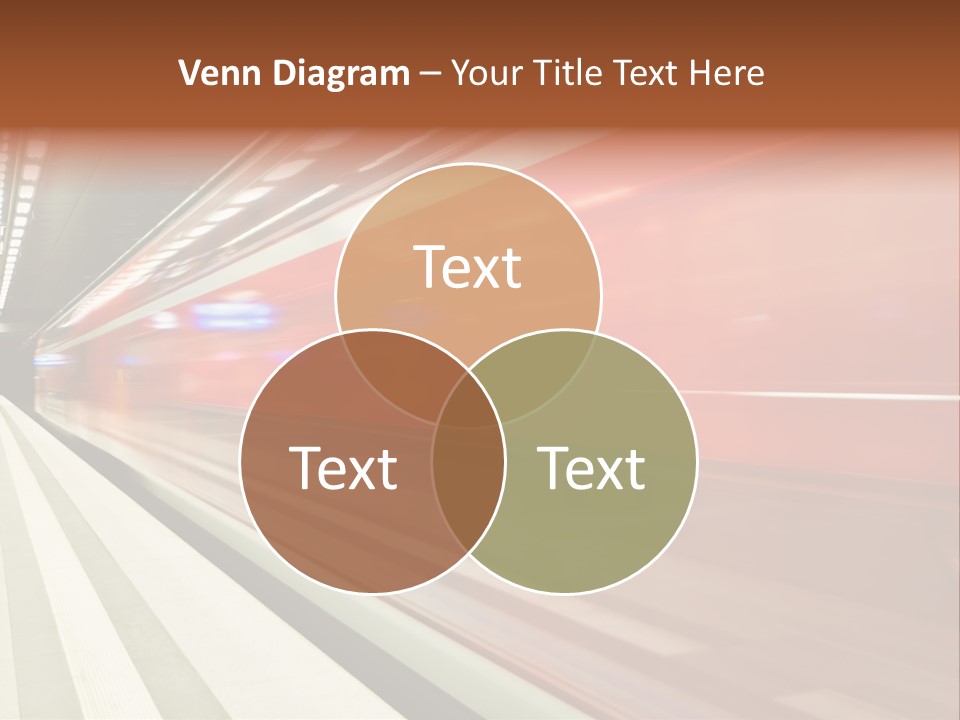 Business Travel Air Red PowerPoint Template