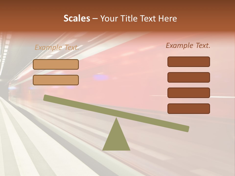 Business Travel Air Red PowerPoint Template