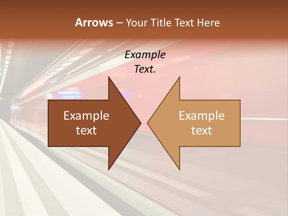 Business Travel Air Red PowerPoint Template