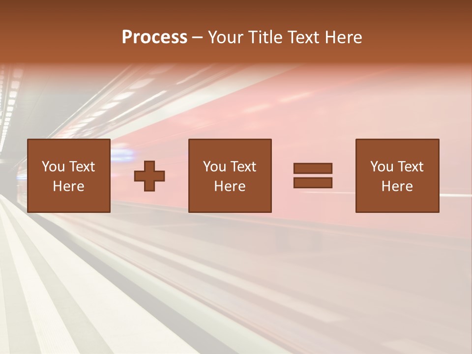 Business Travel Air Red PowerPoint Template