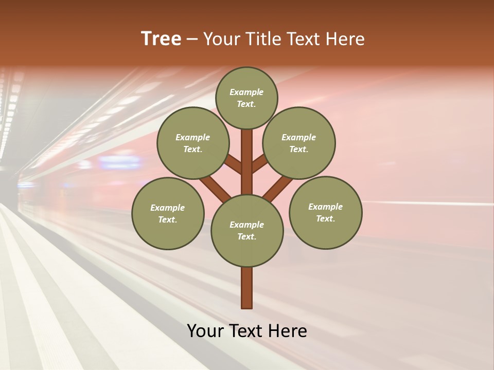Business Travel Air Red PowerPoint Template